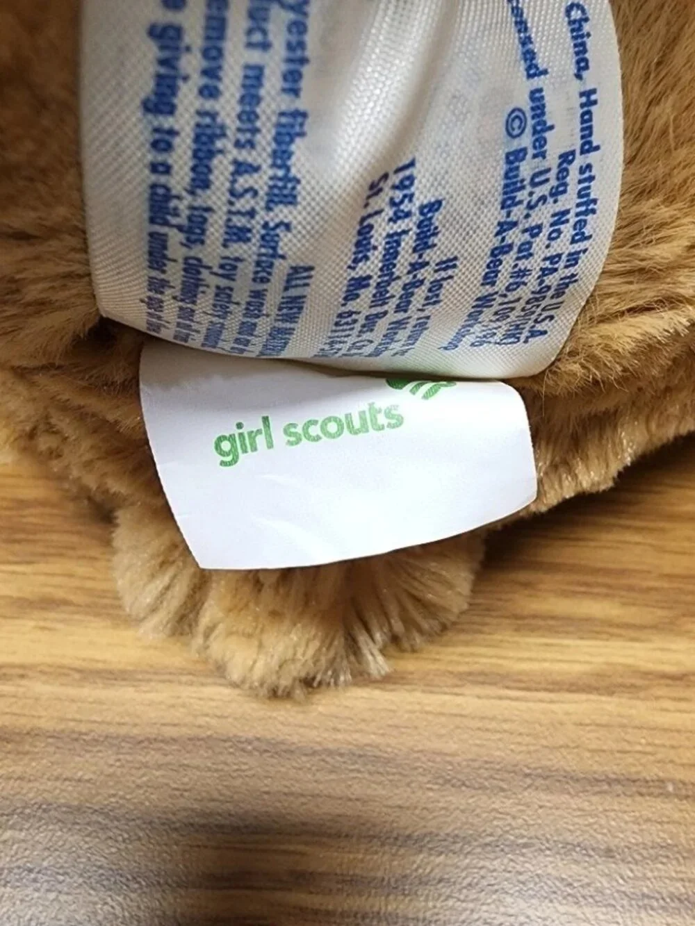 Build-A-Bear Workshop GIRL SCOUT Trifold Cookie Teddy Bear 100 Anniversary